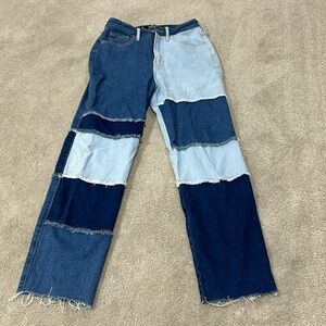 Women’s Hollister multicolor cropped jeans size 0
